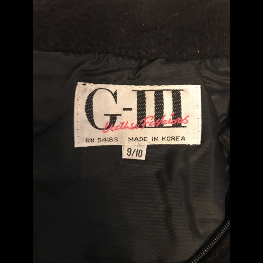 Global Identity GIII Vintage Suede Leather Skirt - Picture 11 of 16